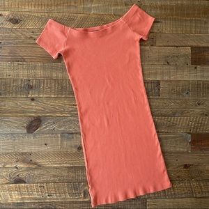 SOLD Mini off the shoulder mini dress